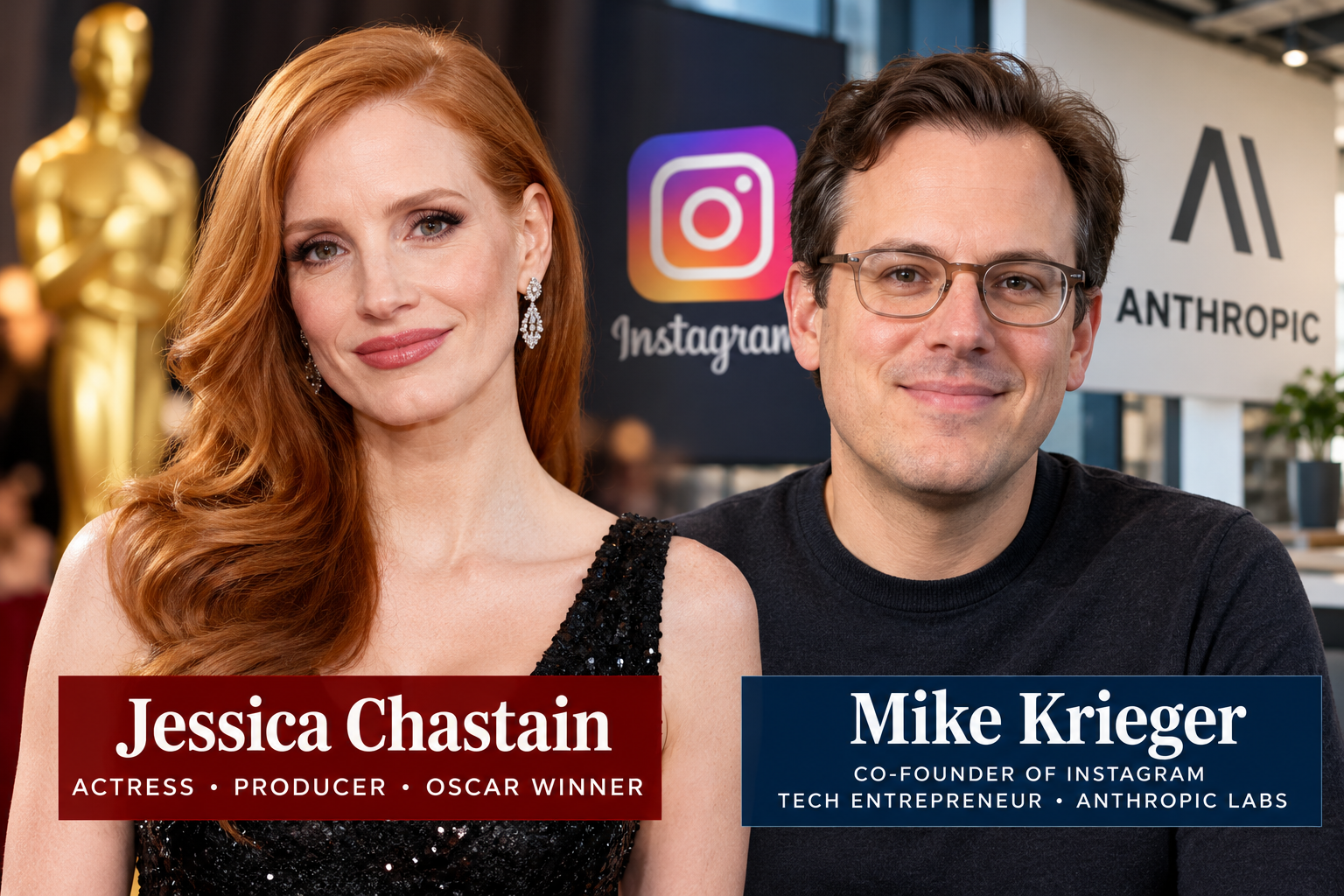 jessica chastain and mike krieger